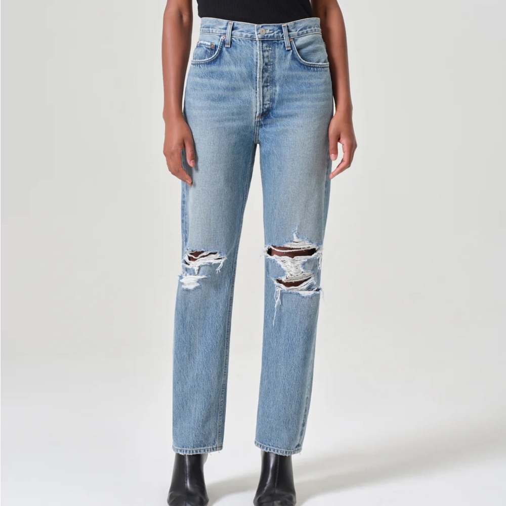 Agolde 90’s Pinch Waist High Rise Straight Jeans